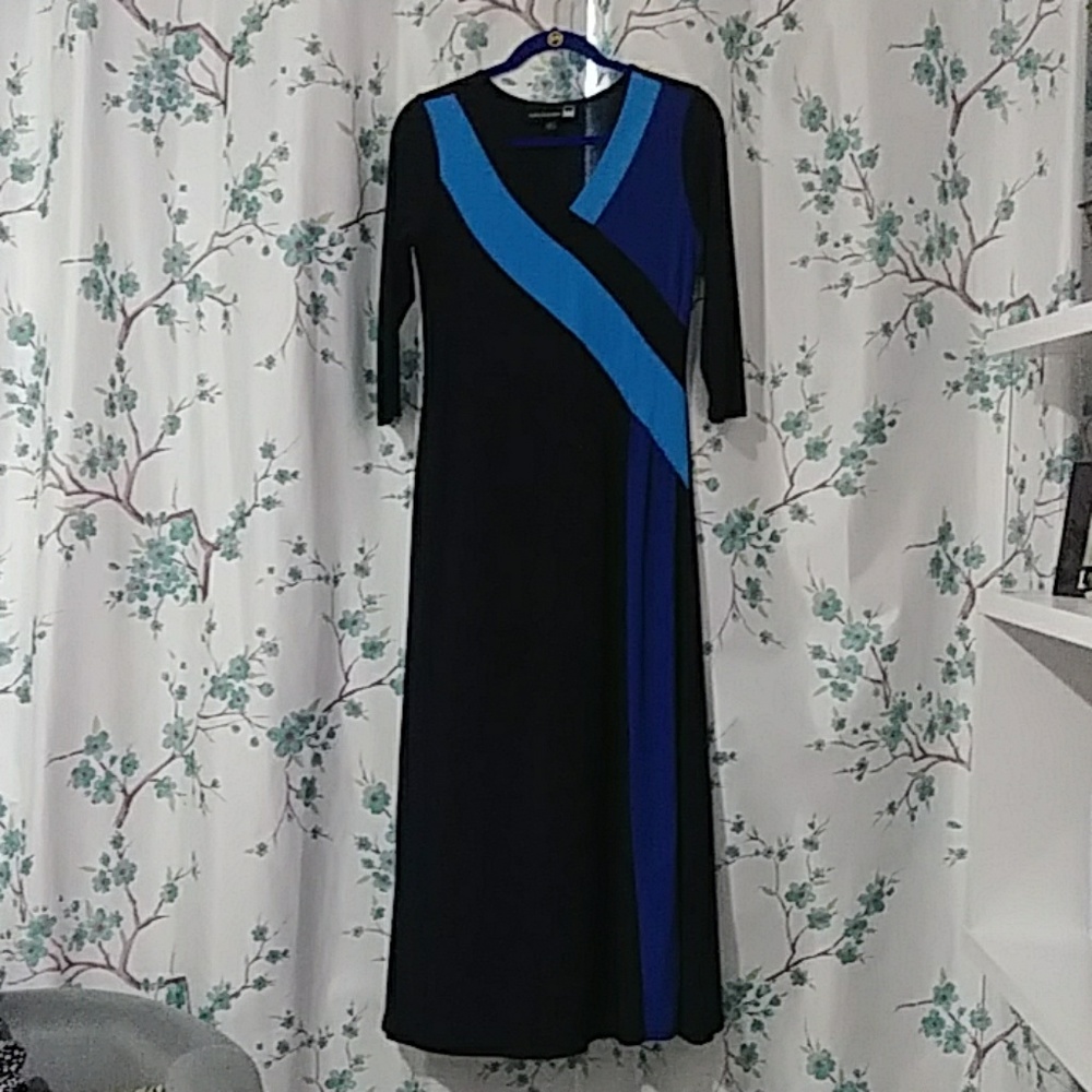 Long Sleeve Liquid Knit Maxi Dress